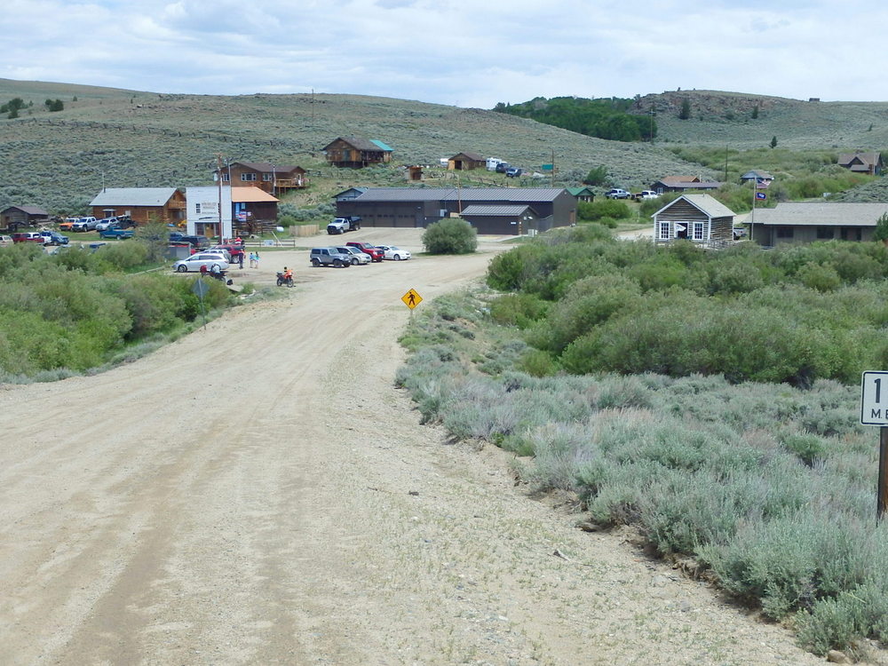 GDMBR: South Pass City - What you see here is most of the active South Pass City.